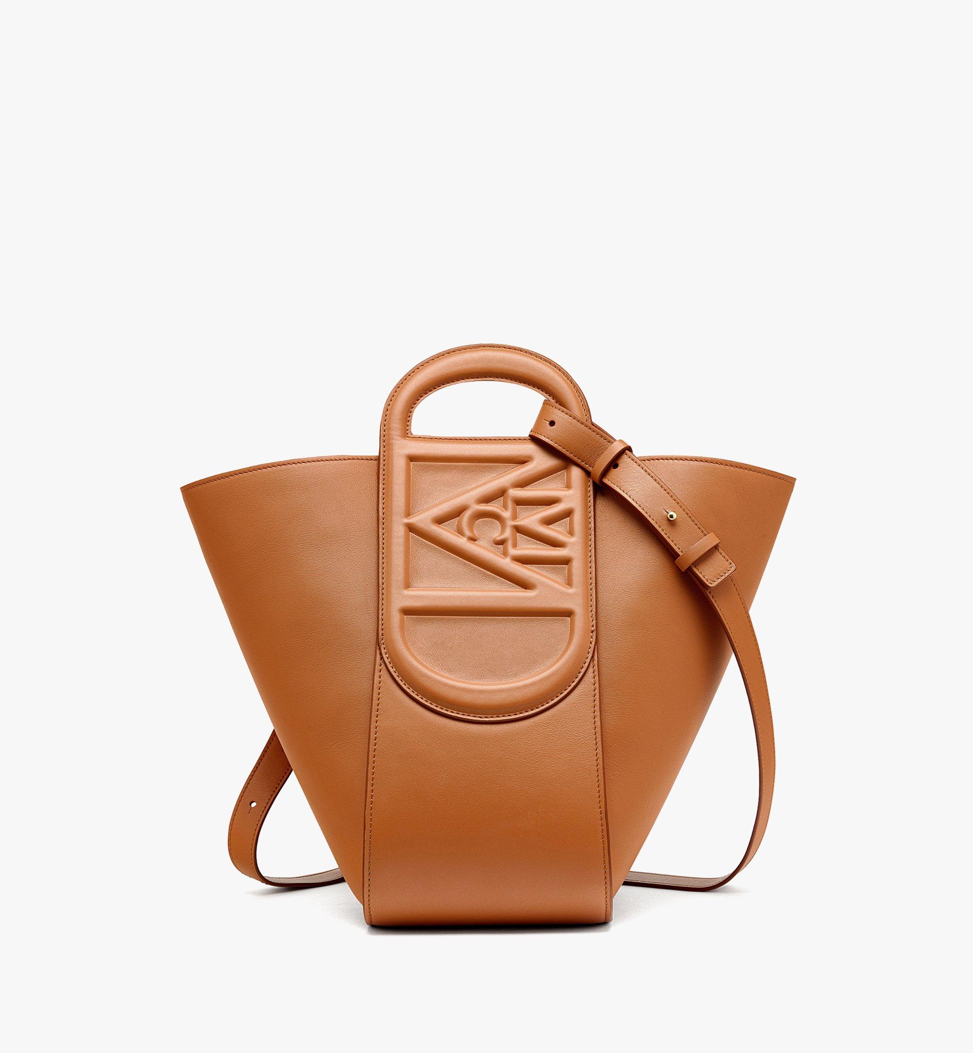 Mcm leather hot sale